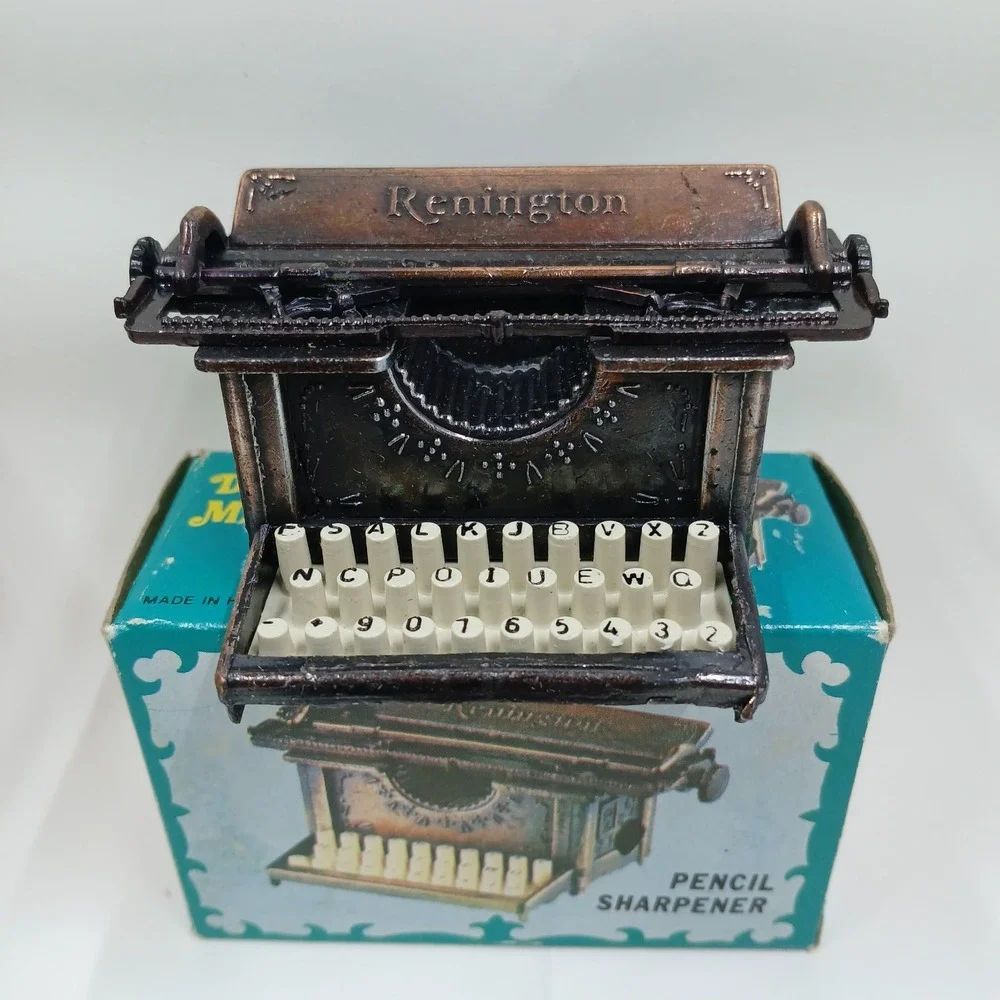 Die-Cast Mini‎ Pencil Sharpeners LOT Set of 6 Vintage Made In Hong Kong